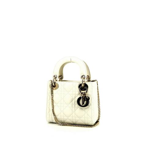 lady dior borsa bianca|Designer' Bags .